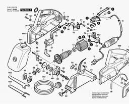 Bosch Marble Saw GDC 42 W spare parts