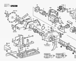 Bosch Circular Saw GKS 55 spare parts