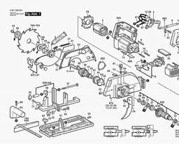 Bosch Circular Saw GKS 65 spare parts
