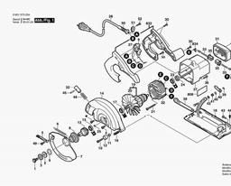 Bosch GKS 7 1/4" spare parts