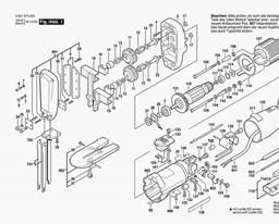 Bosch Foam Saw 1575 spare parts