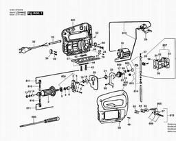 Bosch Pendulum Jigsaw GST 55 P spare parts