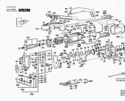 Bosch Orbital Jigsaw 1581 spare parts