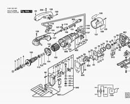 Bosch Orbital Jigsaw 1581 AVS spare parts