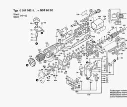 Bosch Orbital Jigsaw B 4300 spare parts