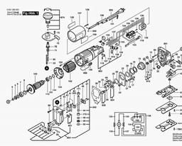 Bosch Orbital Jigsaw 1584 AVS spare parts