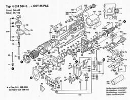 Bosch Jig Saw 1584 DVS spare parts