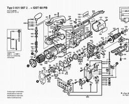 Bosch Jig Saw GST 60 PB spare parts