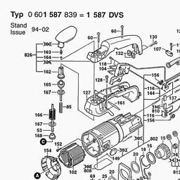 Bosch Jig Saw 1587 DVS spare parts