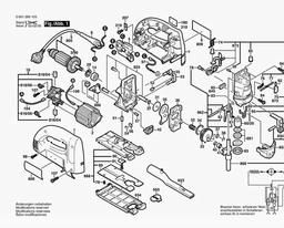 Bosch Jig Saw GST 100 B spare parts