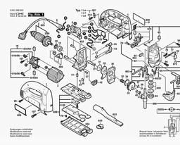 Bosch Jig Saw STS 110 B spare parts