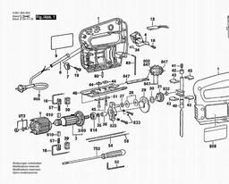 Bosch Jig Saw GST 54 spare parts