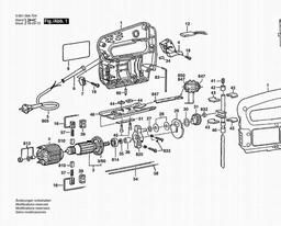 Bosch Jig Saw GST 54 E spare parts
