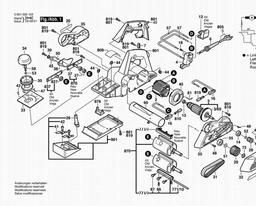 Bosch Portable Planer GHO 31-82 spare parts