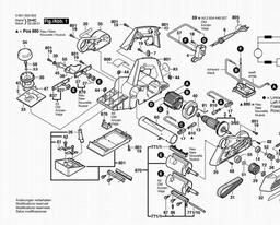 Bosch Portable Planer GHO 36-82 C spare parts