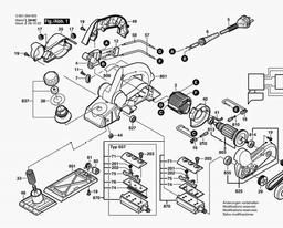 Bosch Portable Planer GHO 10-82 spare parts