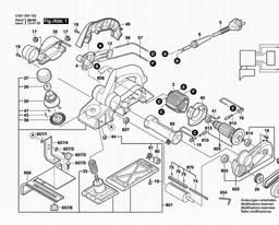 Bosch Portable Planer GHO 26-82 spare parts