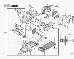 Bosch Portable Planer GHO 14,4 V spare parts
