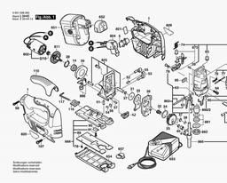 Bosch Cordless Jigsaw 52318 spare parts