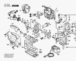 Bosch Cordless Jigsaw GST 14,4 V spare parts