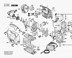 Bosch Cordless Jigsaw 52314 spare parts