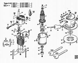 Bosch Router 19052 spare parts