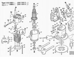 Bosch Industrial Router 1603 spare parts