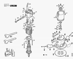 Bosch Industrial Router 1604 A spare parts