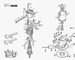 Bosch Industrial Router 1604 A spare parts