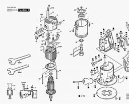 Bosch Industrial Router 1606 A spare parts