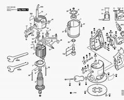 Bosch Industrial Router 1606 A spare parts