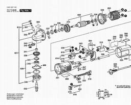 Bosch Gw Universal Router GUF 4-22 A spare parts