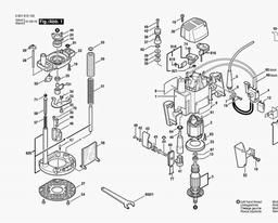 Bosch Industrial Router GOF 1200 spare parts