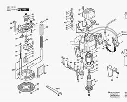 Bosch Industrial Router GOF 1200 spare parts