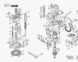 Bosch Router GOF 1300 CE spare parts
