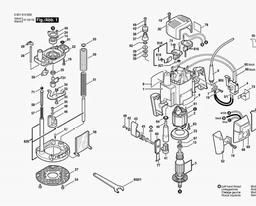 Bosch Industrial Router 1613 AEVS spare parts