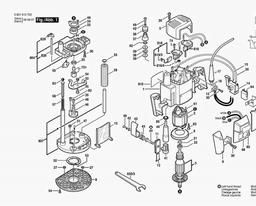 Bosch Router GOF 1300 ACE spare parts