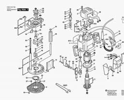 Bosch Router 1613 EVS spare parts