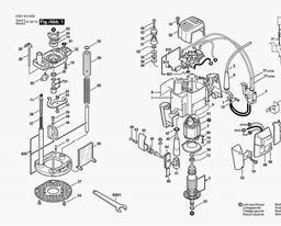 Bosch Industrial Router GOF 900 CE spare parts
