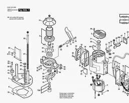 Bosch Router GOF 1600 A spare parts