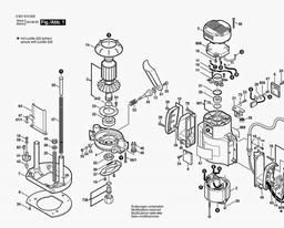 Bosch Router GOF 1700 ACE spare parts
