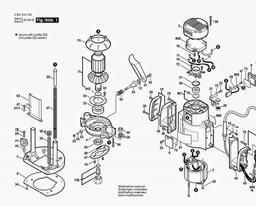 Bosch Industrial Router 1615 EVS spare parts