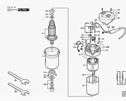 Bosch Router 1617 spare parts