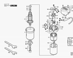 Bosch Router 1617 EVS spare parts