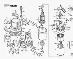 Bosch Router 1618  EVS spare parts