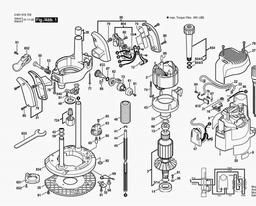 Bosch Router GOF 2000 CE spare parts