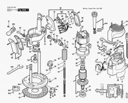 Bosch Router 1619 EVS spare parts