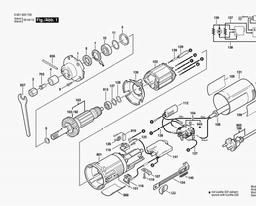 Bosch Trimmer GKF 600 CE spare parts