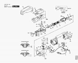 Bosch Reciprocating Saw 1631 spare parts
