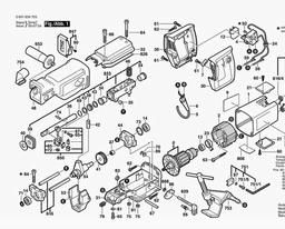 Bosch Reciprocating Saw BSA 1100 PE spare parts